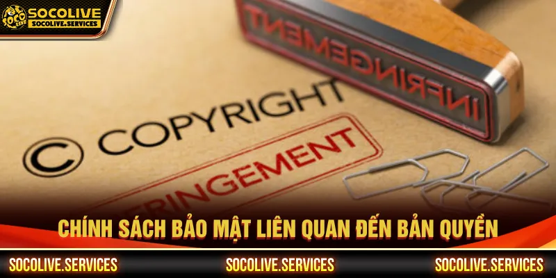 Chính sách bảo mật về các bản quyền trên trang web